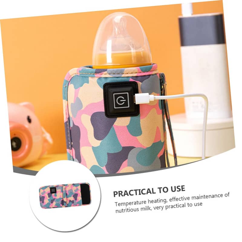 USB Milk Water Warmer Insulated Bag,Baby Nursing Bottle 10