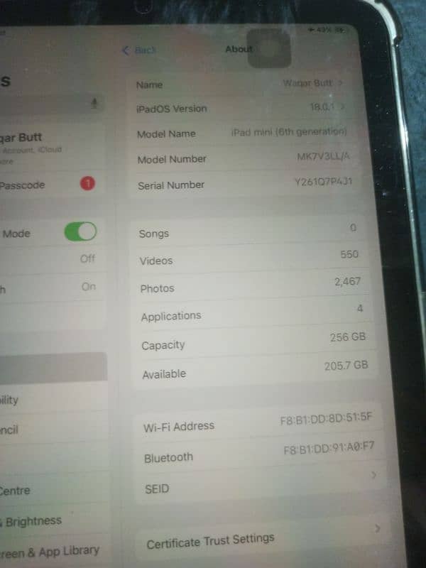 ipad mini 6 (256gb) 1