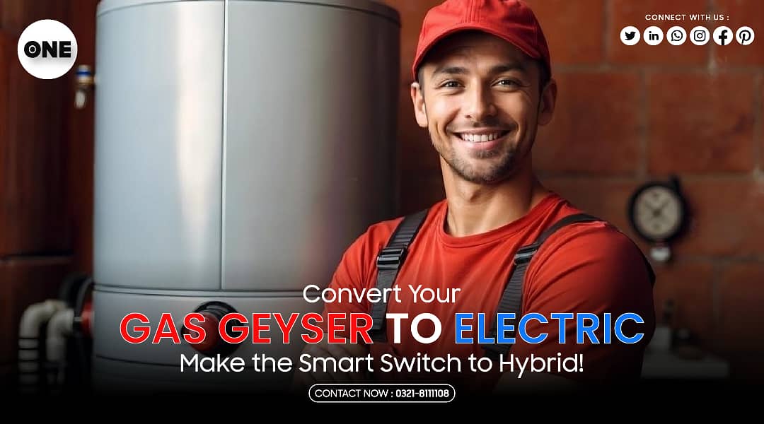 Convert Your Gas Geyser Into Electric | Geyser Upgrade to Dual Mode 0