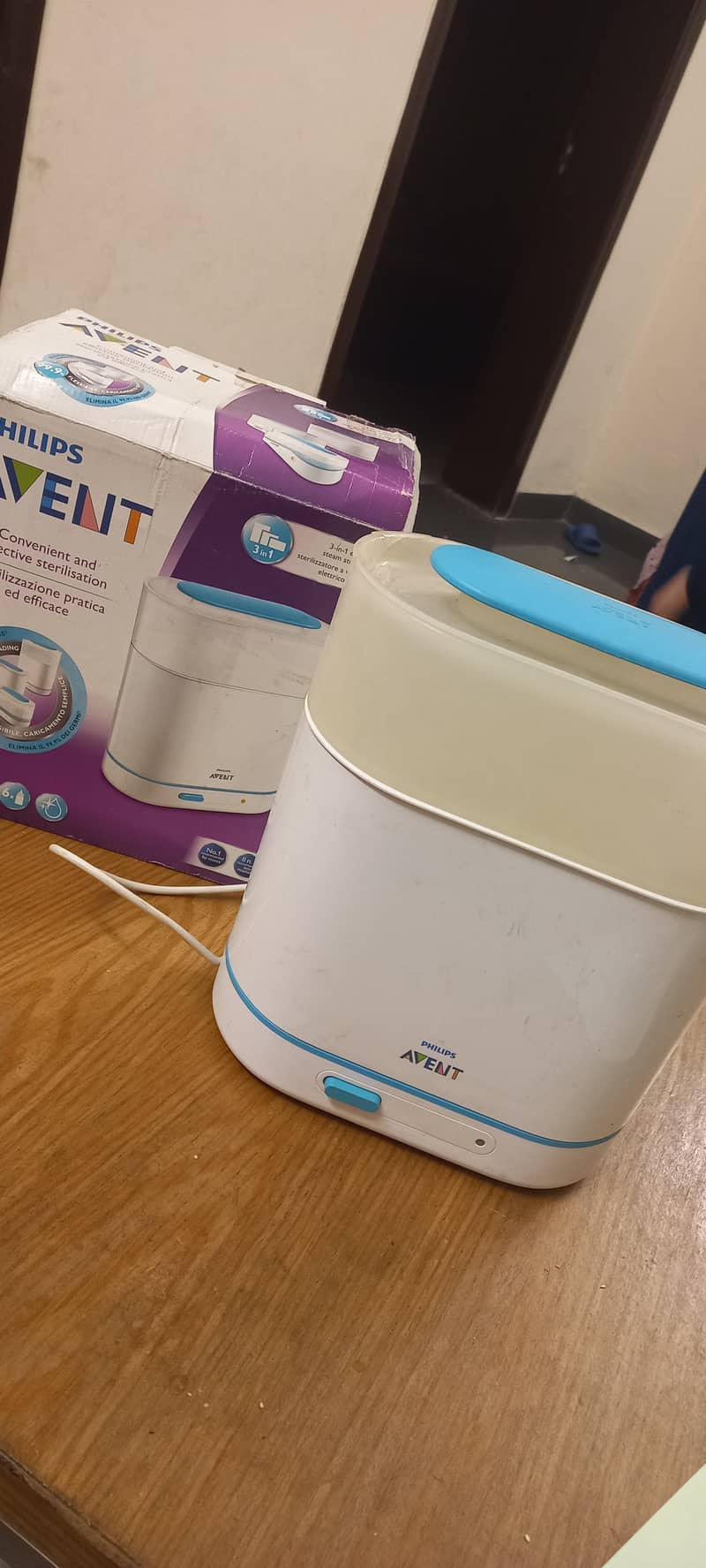 avent steriliser just like new 2