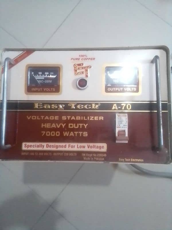 voltage stabilizer  *Heavy Duty*   low voltage auto control 1