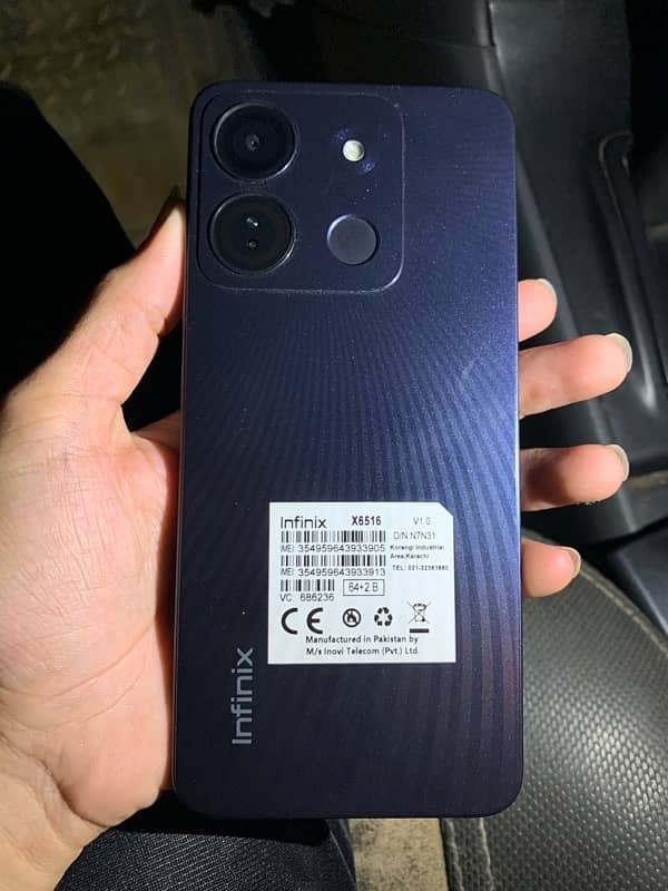 Infinix Smart 7hd All Okay 10/10 new Condition BOX Charg Sub Ha 5