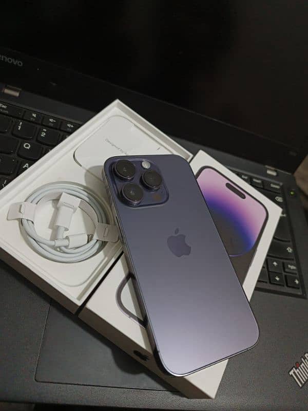 Iphone 14 Pro NON PTA (Factory Unlock) - With Box 1