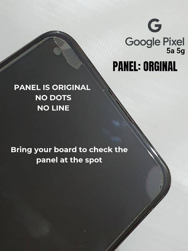 ORIGINAL PANEL PIXEL 5A 5G (without dot and shade) 0