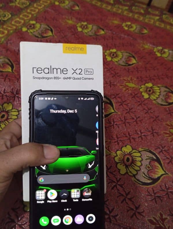 realme x2 pro snapdragon 855+ 8 128 box original 50 Walt dart charjer 3