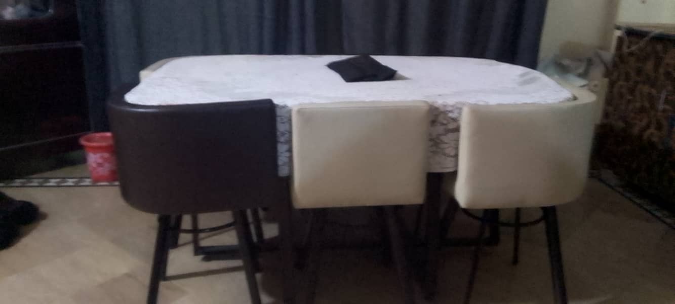 Dinning table 6 seaters/space saver dinning table 5