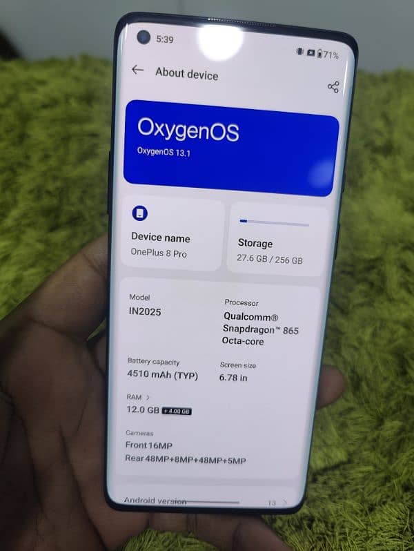 OnePlus 8pro 12/256 3