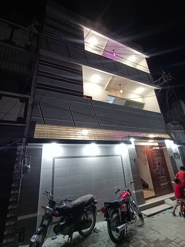 1 Crore 45Lac Mai Triple Storey 9 Rooms House In North Karachi Sector 5-C 1 36