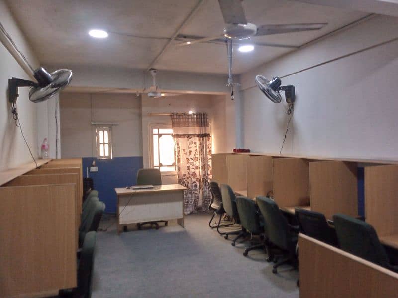 furnished room available for call center software houses etc 4