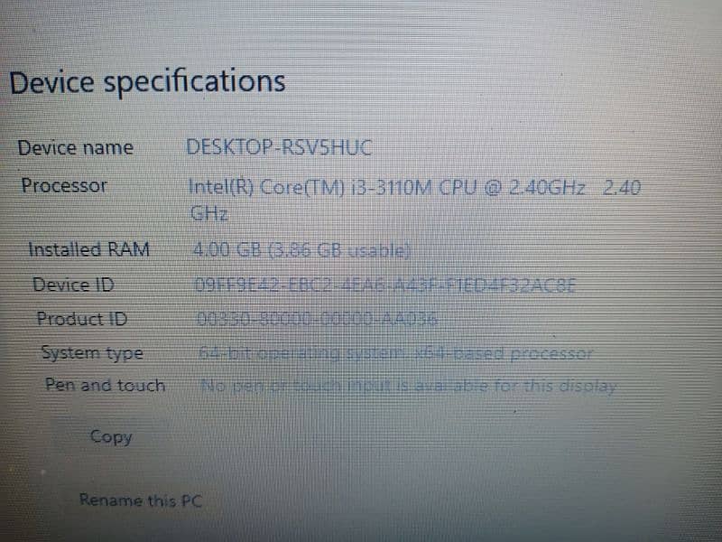 core i3 3rd gen 6gb ram 320gb hard 1