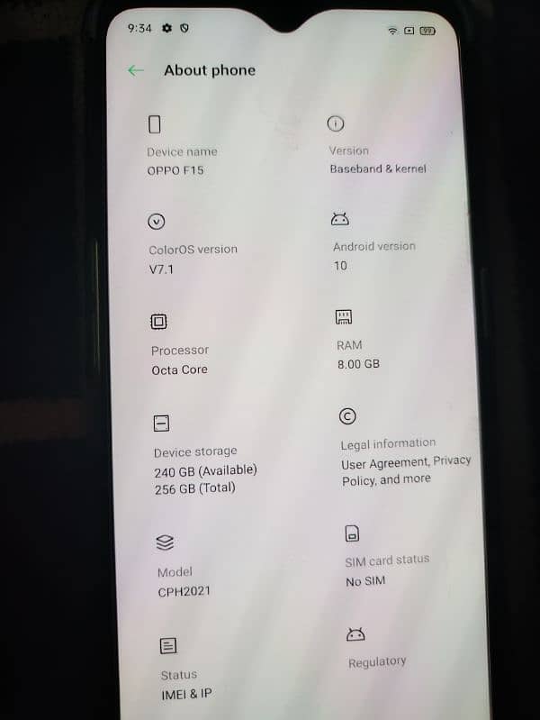 oppo f15 8gb 2