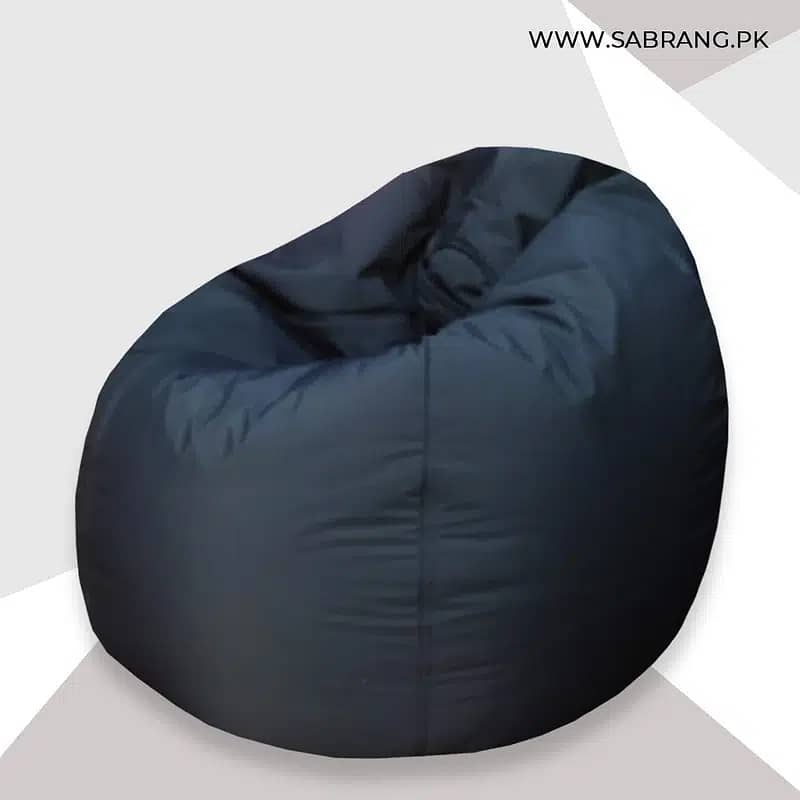 Bean bag / puffy bean bag / leather bean bag sofa cum bed / bean bags 8