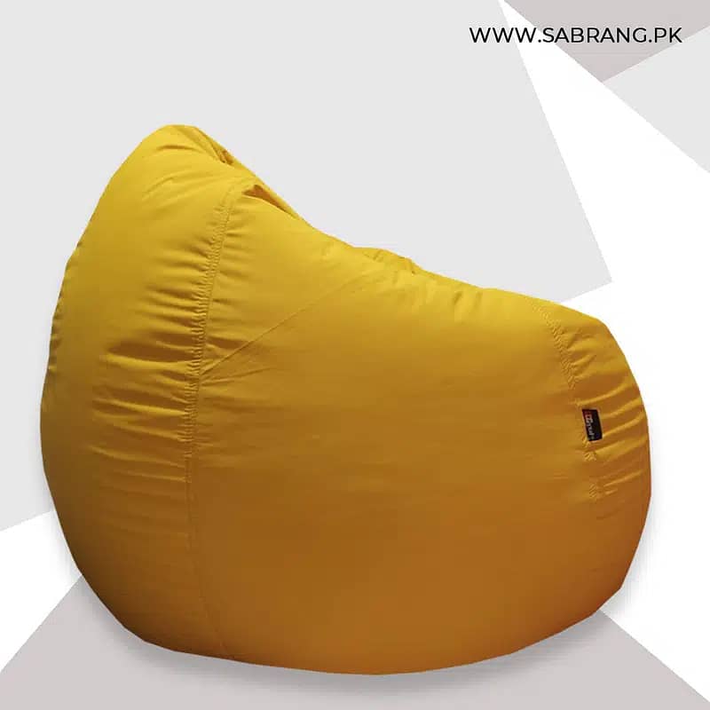 Bean bag / puffy bean bag / leather bean bag sofa cum bed / bean bags 12