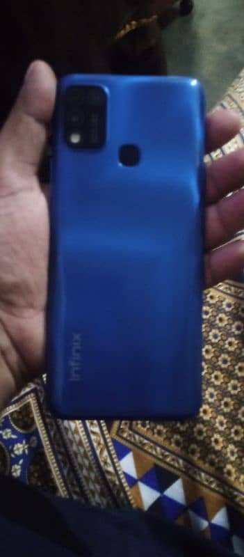 infinix hot 11 play 4gb 64gb glass break mic issue krta  urgent sale 7