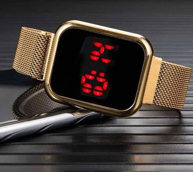 LED Display Digital Watch With Magnet Strap Order now 0