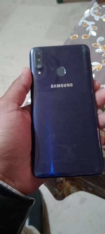 Samsung a20 All ok 3 32 ma hy back finger working ma hy 2