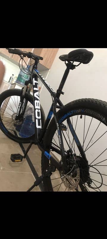 I AM SELLING MY COBALT  INPORTED MOUNTAIN BICYCLE 5