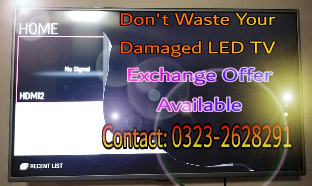 (4 In 1) At One Place - Buy, Sell, Exchange & Repair LED / LCD TVs 2