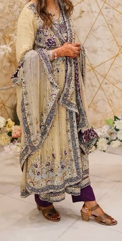 fancy embroidery gown dress 0