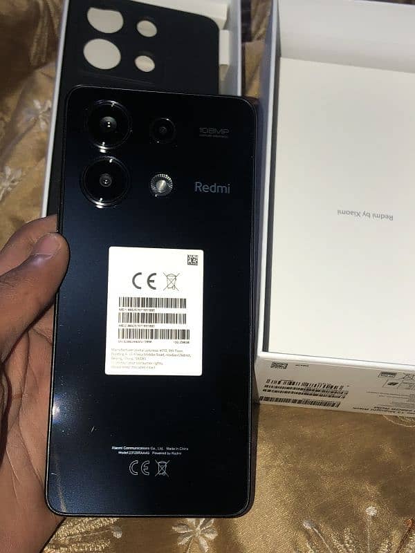 Redmi note 13 complete box brand new 7