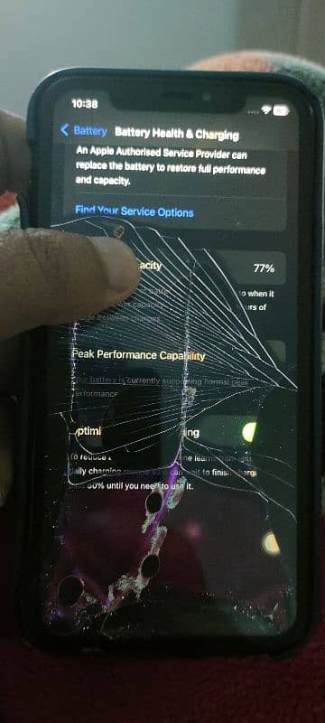 iphone xr ( complete broken ) working condition 3