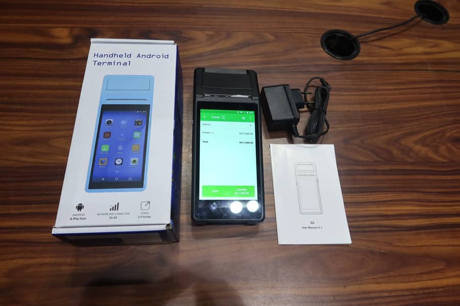 5.5'' Touch Screen Smart Android Wireless POS System,Thermal Printer 1