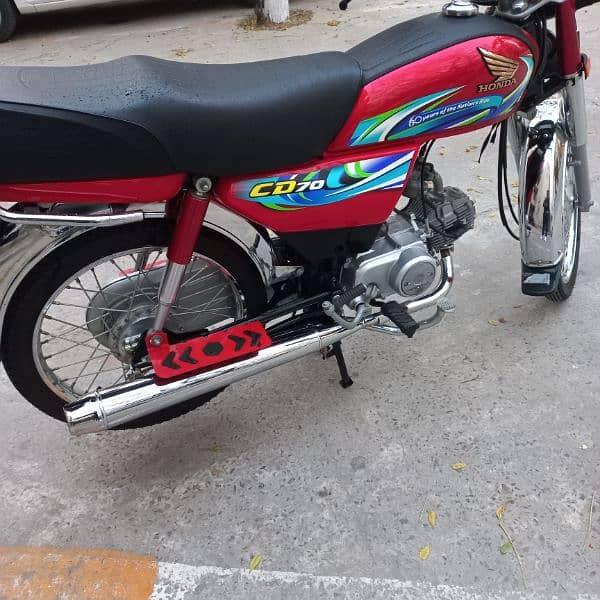 Honda CD 70 (2023/24 Model) Almost new 4