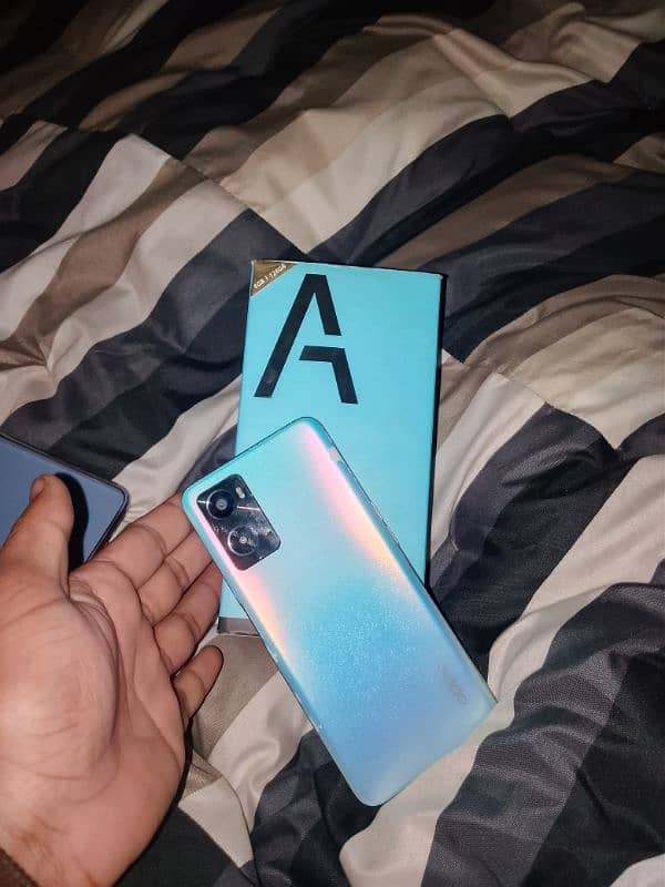 oppo a76 for sale with box charger 0