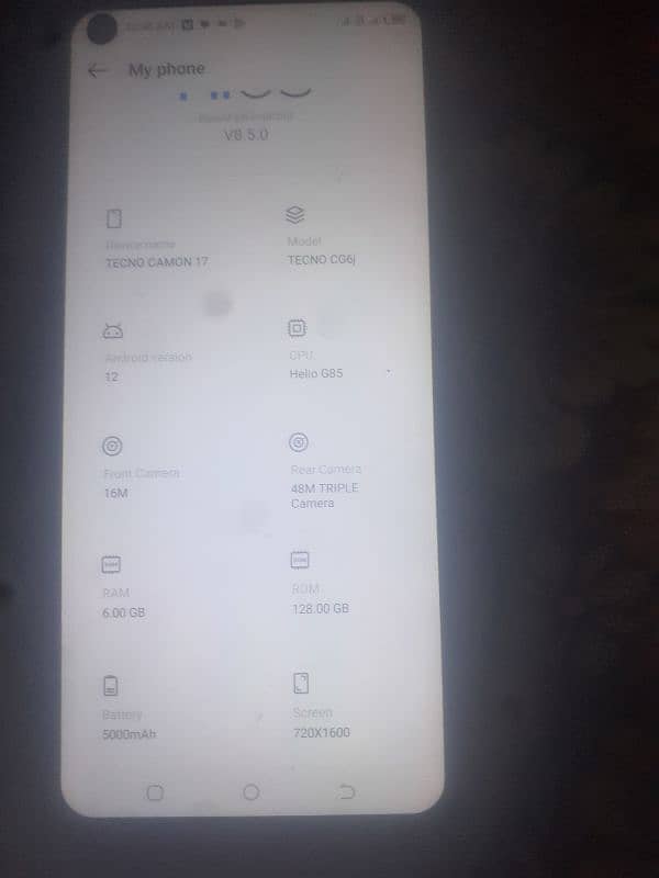 tecno camon 17 6 128 whatssap pa masg kara 7