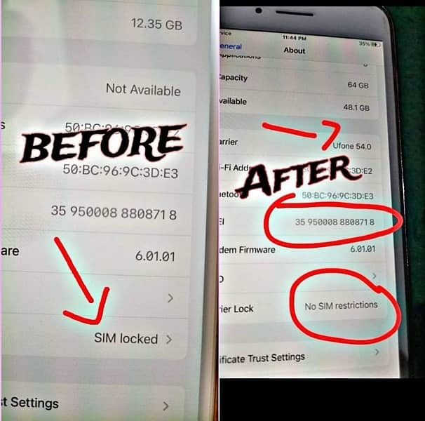 convert your jv iPhone to non pta (sim working) 0