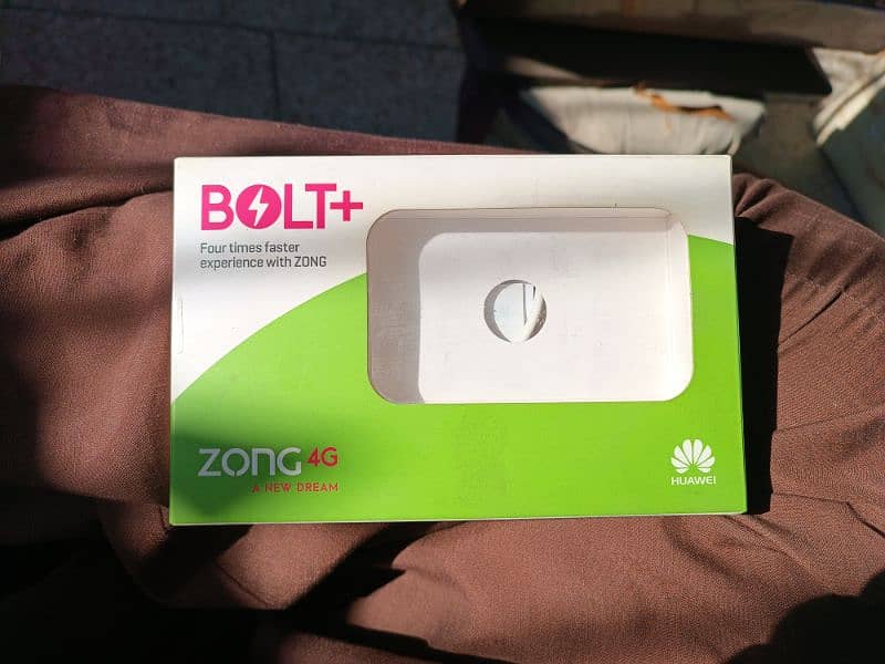 Zong 4G Bolt +  Wifi Device Huawei 0