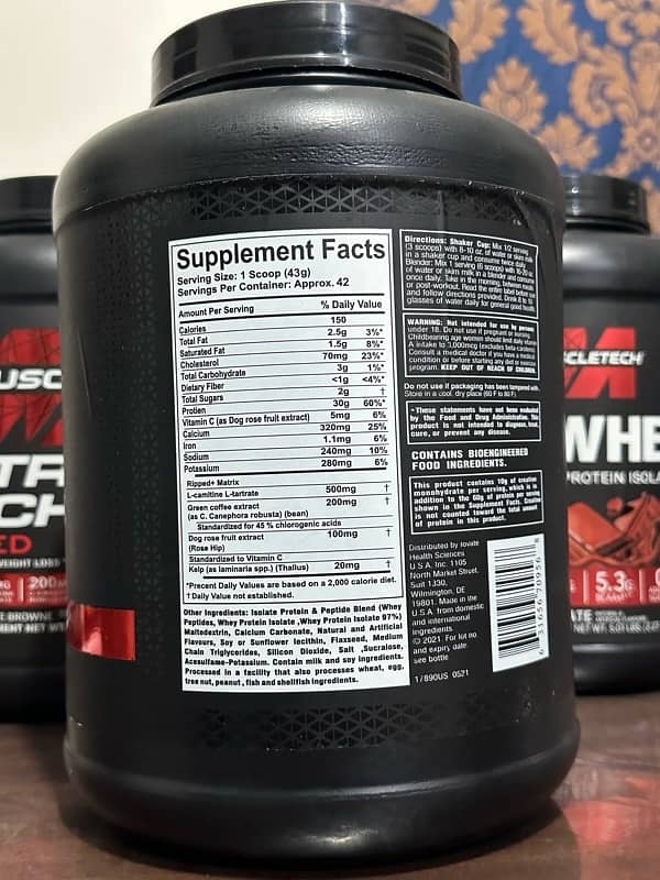 MUSCLETECH ISO WHEY 2