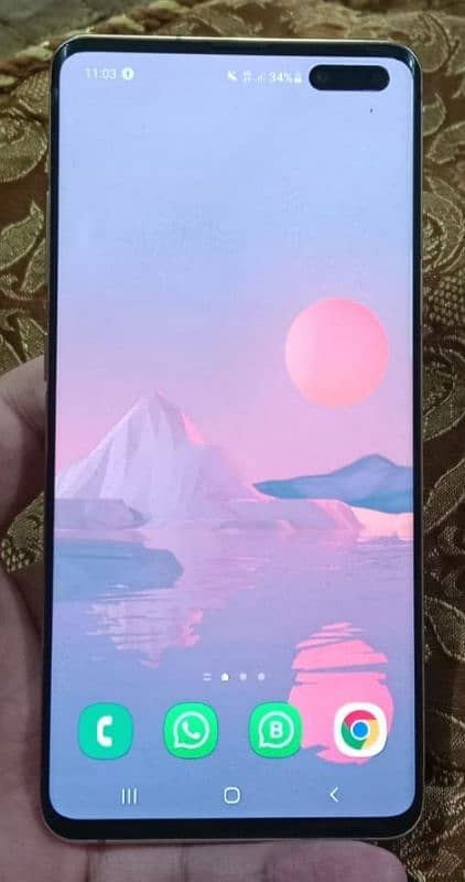 S10 plus 5G 10/10 Single Sim 256GB 2