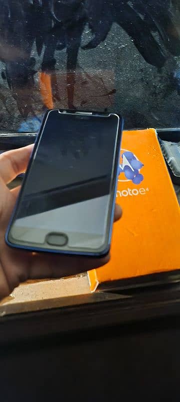 moto e4 approved dual sim with box seald phone  fingerprint 0