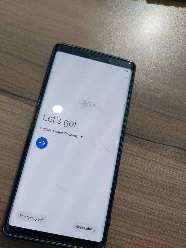 note 9 samsung 6/128 dual official pta approved not open glass broken 3