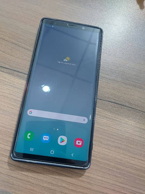 note 9 samsung 6/128 dual official pta approved not open glass broken 4