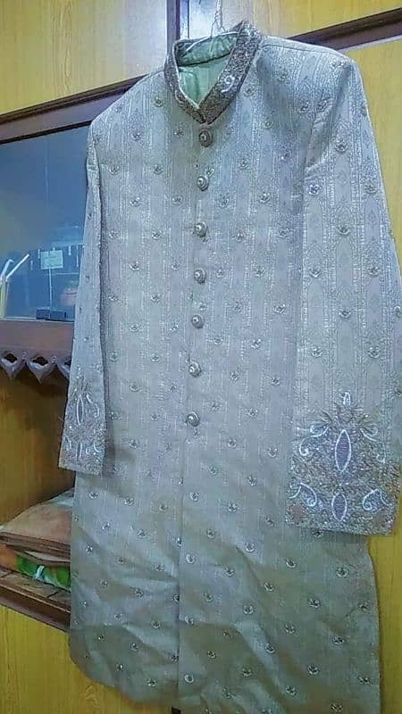 sherwani with beautiful work 0