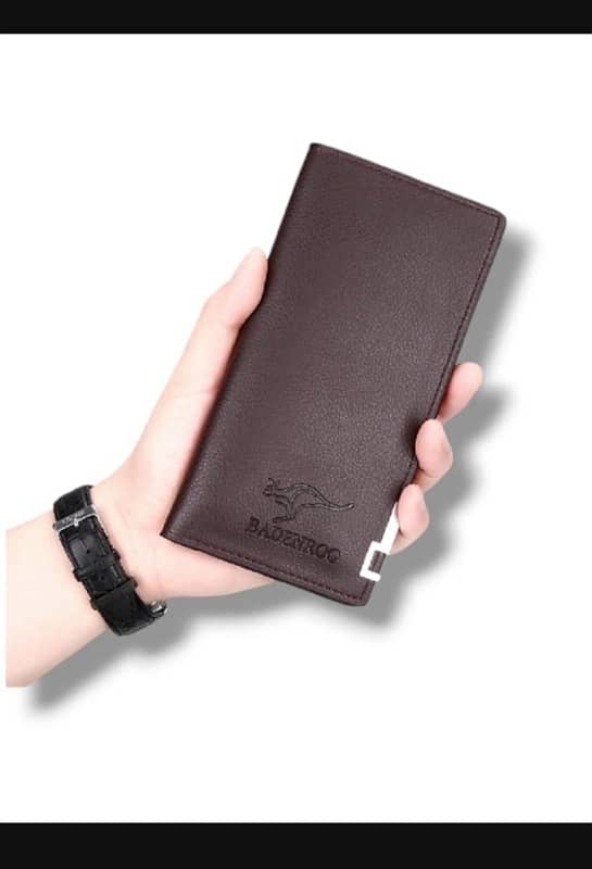 Stylish men’s synthetic leather wallet 1