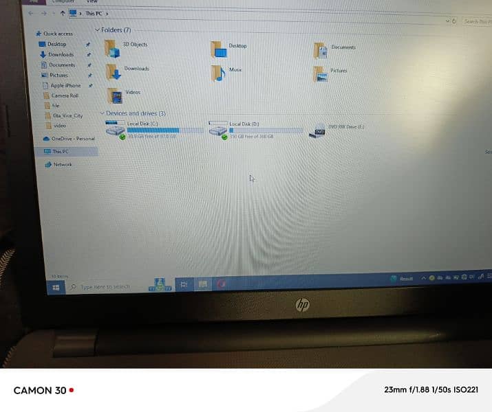 hp i3 laptop ram 12gb storage 500gb 0