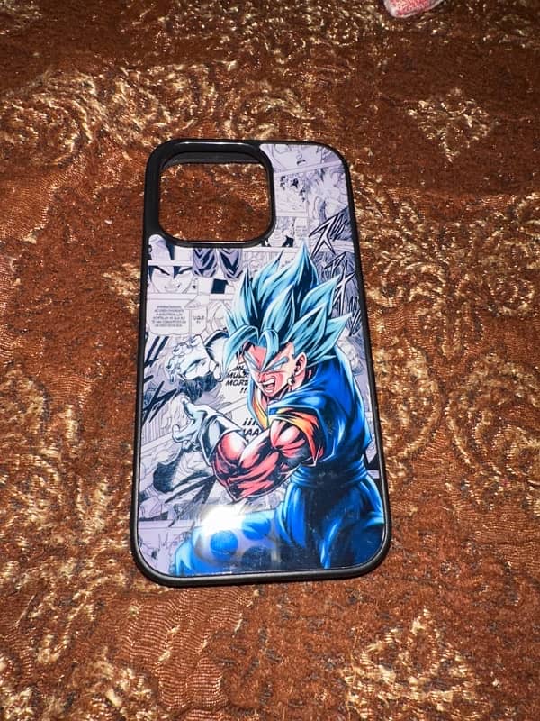 4k quality printed goku 14 pro back cover 0