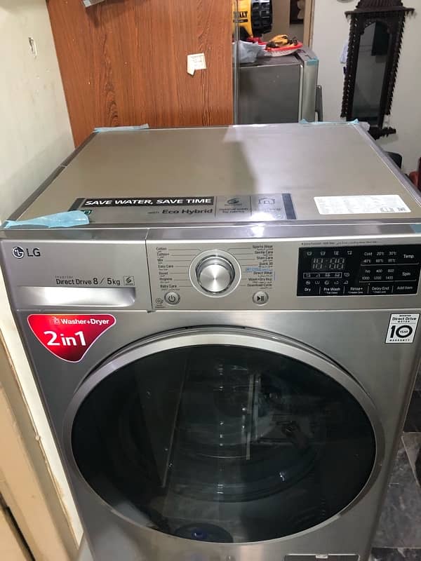 LG8/5KG front load fully automatic DD inverter 2 in 1 washing  machine 0