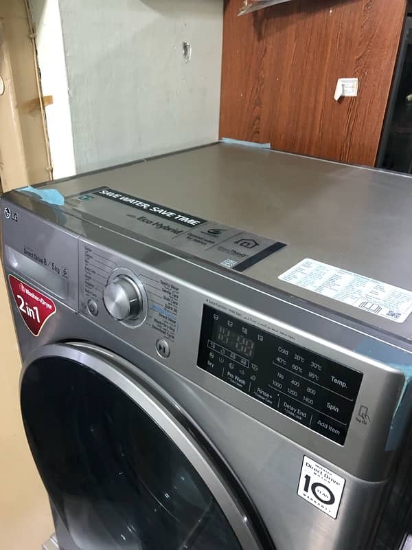 LG8/5KG front load fully automatic DD inverter 2 in 1 washing  machine 1