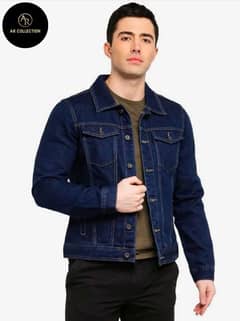 Men's classic denim jacket plan design