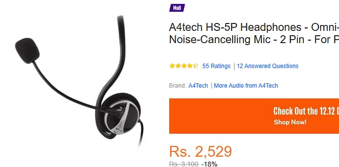 a4tech hs 5p calling call centre headphones 1