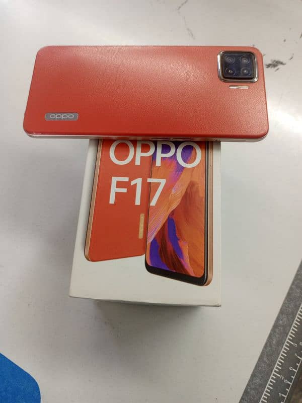 Oppo f17 8 128 full box all ok hi, sirf panel change hai 3