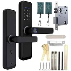 Biometric Handle Door Lock Security Tuya Smartlife Access control lock