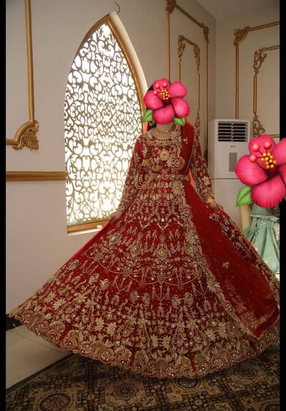 bridal dress maxi lehnga 3