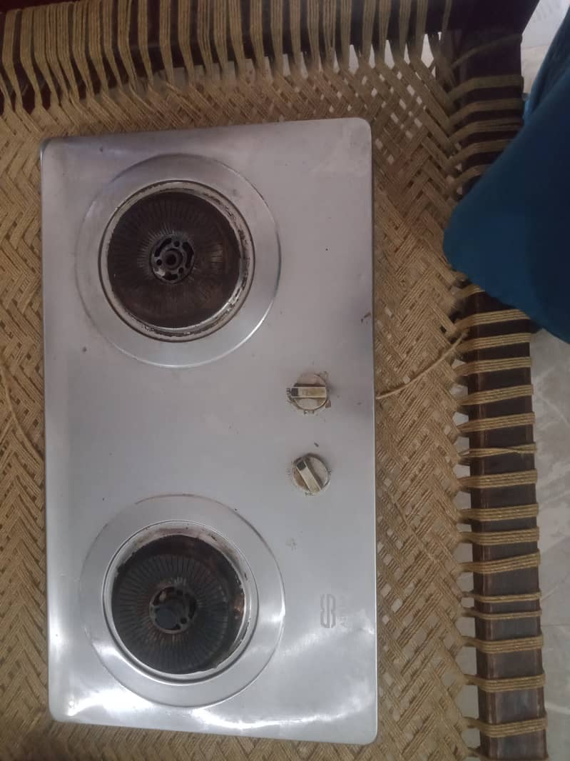 Gas stove 2 burner automatic 6