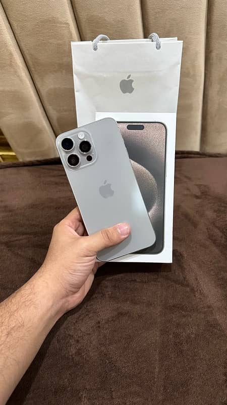 IPhone 15 Pro Max 256GB 97% BH WATERPACK PTA APPROVED 0