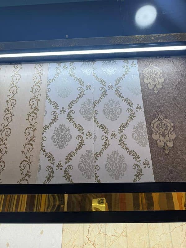 PVC panel. . wallpaper. glass paper. . vinayl floor. . . 03137307167 18